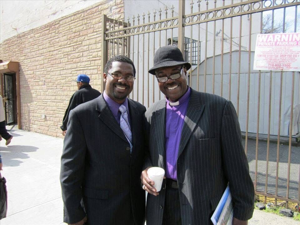 Bishop G. F. Austin III with his father
